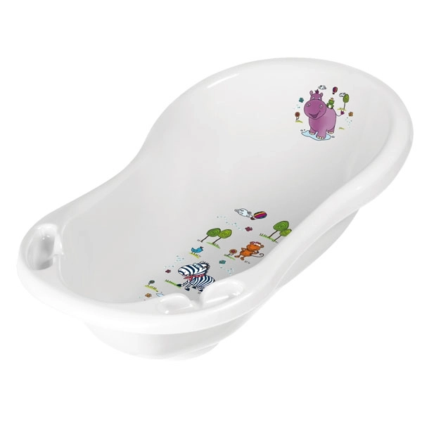 Vasca da bagno per bambini Hippo 84cm bianca