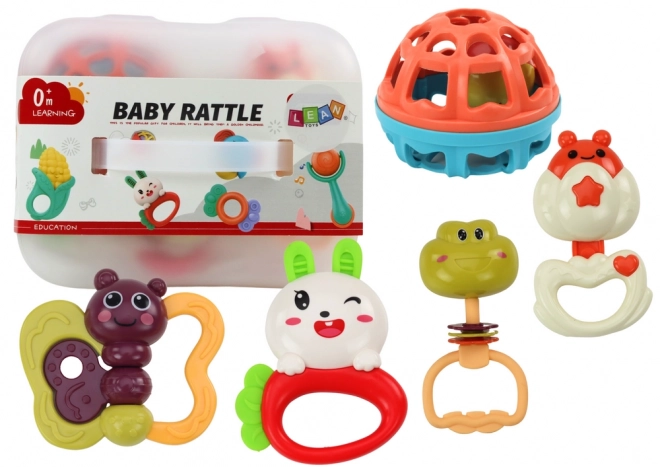 Set di Sonagli per Bambini in Scatola 5 Pezzi