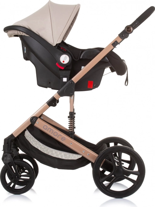 Seggiolino Auto Amore i-Size 40-85cm Flamingo – Macadamia