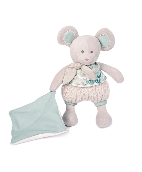 Set regalo Doudou - Topolino con coperta in cotone biologico