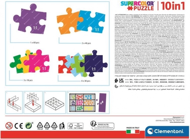 10 puzzle in un’unica confezione