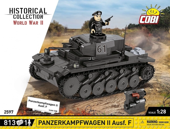 Set di costruzione Panzer II con 813 pezzi