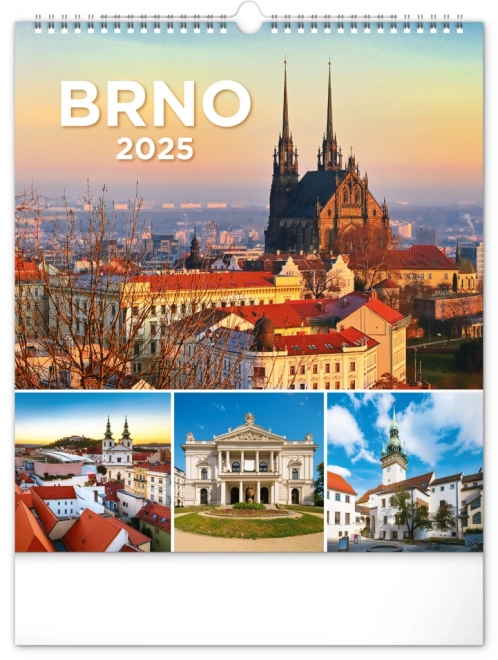 Calendario da parete Brno 2025