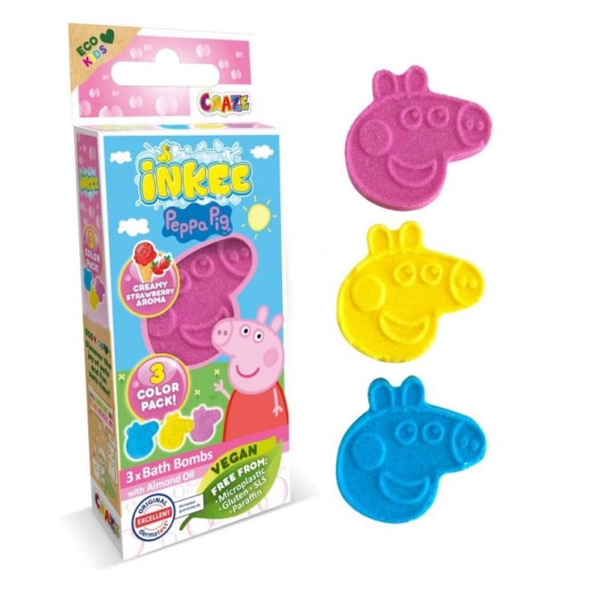 Mini set bombe da bagno Peppa Pig Inkee