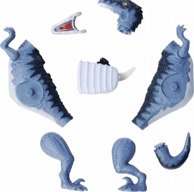 Figura di dinosauro luminoso nell'uovo
