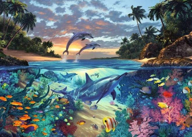 Puzzle Ravensburger Baia Corallina 1000 pezzi
