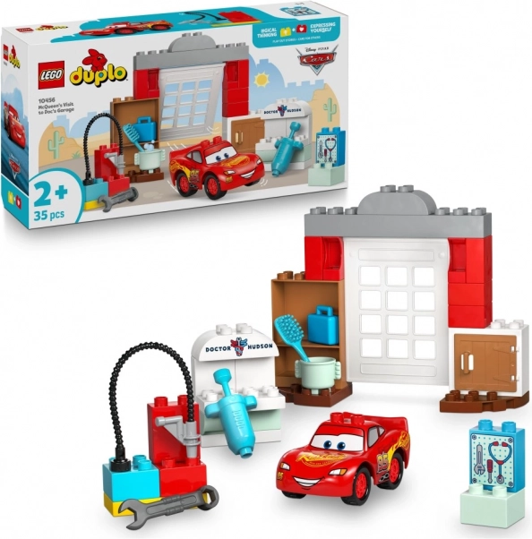 LEGO DUPLO Disney Saetta McQueen e visita al garage del dottor Hudson