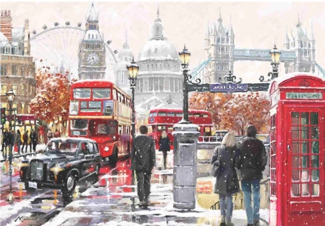 Puzzle Londra innevata 2000 pezzi