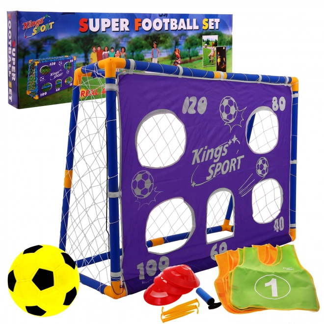 Grande Porta da Calcio per Bambini con Set di Allenamento