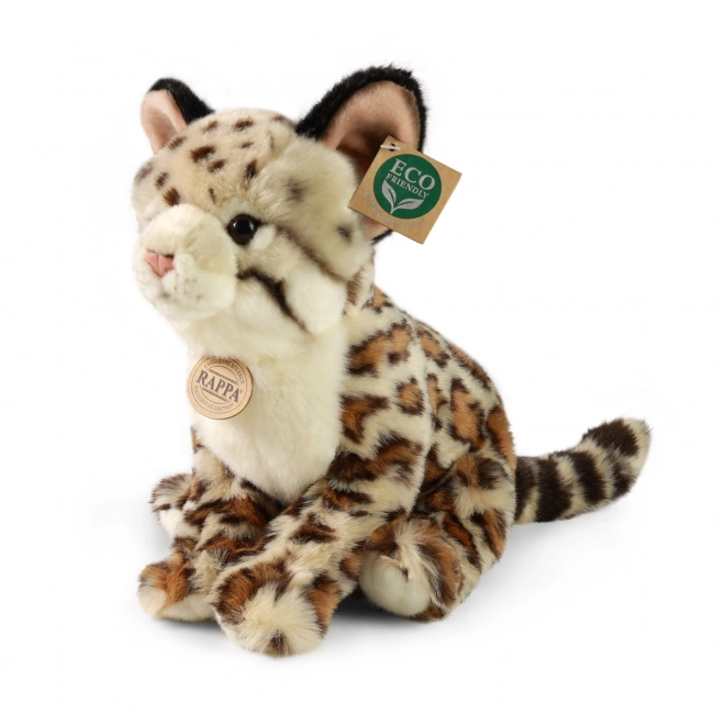 Ocelot di peluche seduto 28 cm eco-friendly