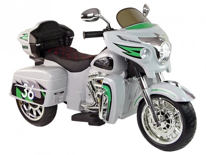 Moto a batteria a tre ruote Goldwing grigio