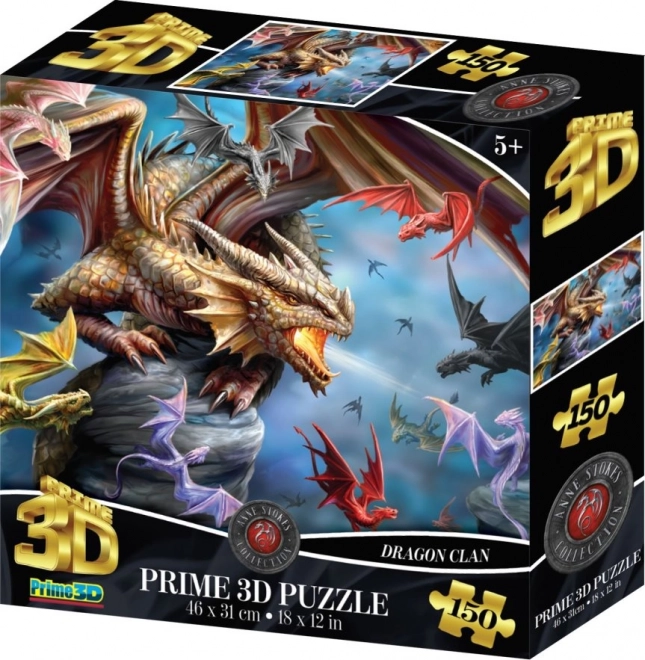 Puzzle 3D Clan dei Draghi 150 Pezzi