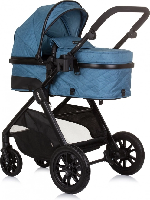 Passeggino combinato 2 in 1 Chipolino Harmony Blu