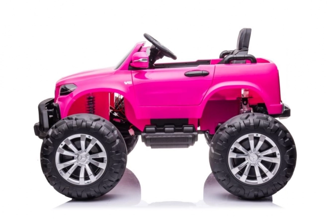 Auto a batteria rosa BARBIE Mercedes