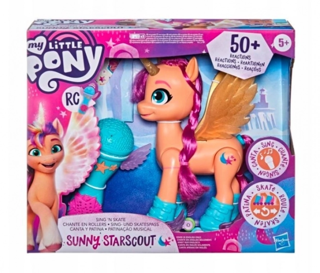 My Little Pony figurina Sunny canta e pattina