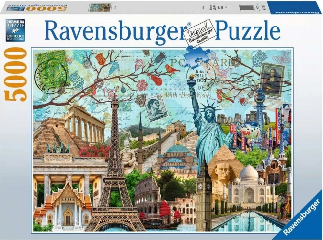 Puzzle città del mondo 5000 pezzi