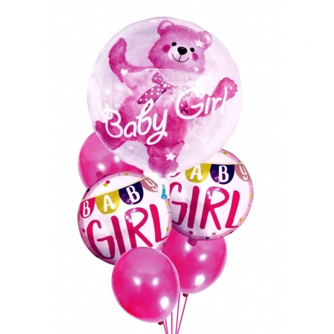 Set di palloncini rosa per baby shower e compleanno