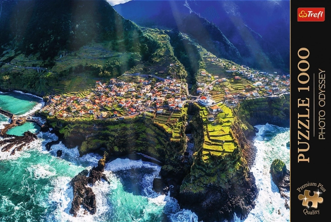 Trefl puzzle premium plus photo odyssey: madeira 1000 pezzi