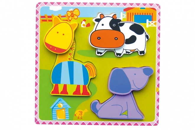 Puzzle in legno - Animali domestici