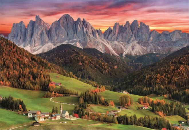 Puzzle 2000 pezzi Alta qualità, Val di Funes