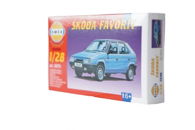 Modello auto Škoda Favorit in scala 1:28