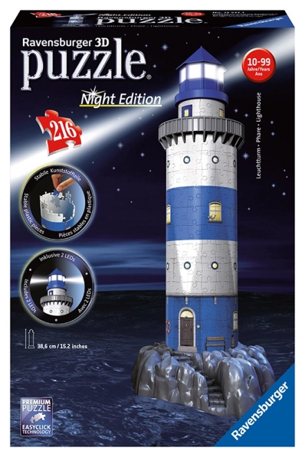 Puzzle 3D illuminato faro notturno