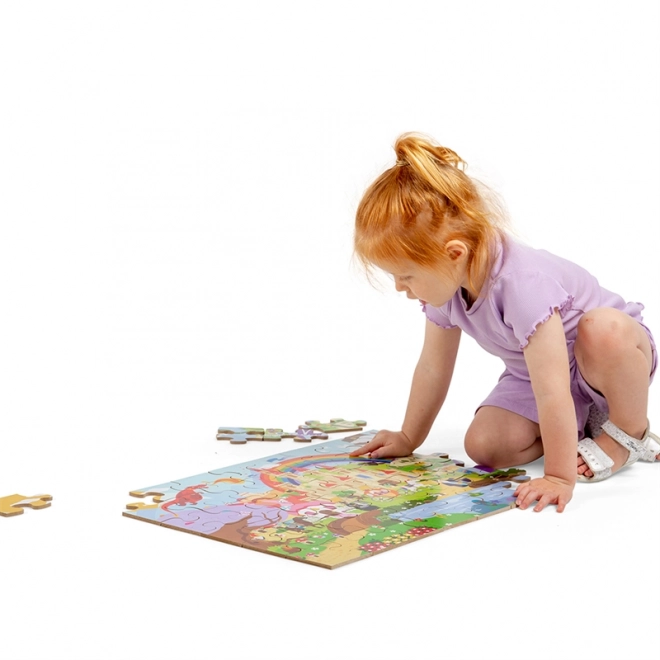 Puzzle Bigjigs Toys mondo magico