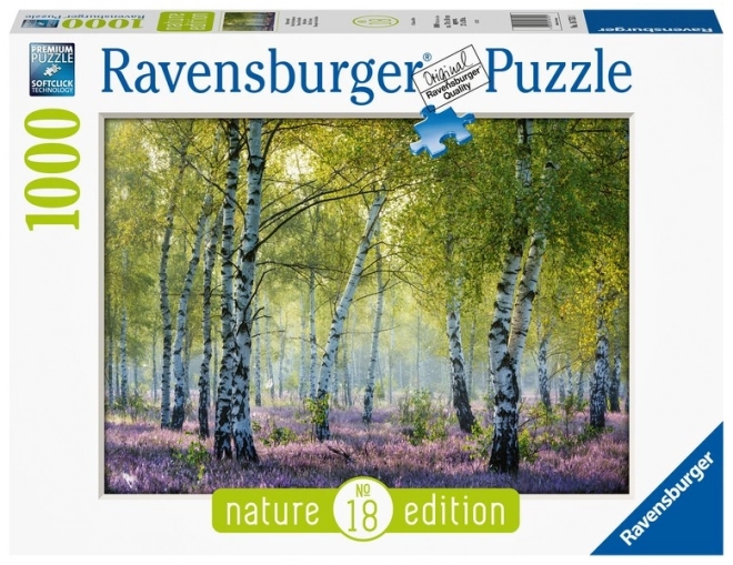 Puzzle Ravensburger foresta di betulle, Francia 1000 pezzi