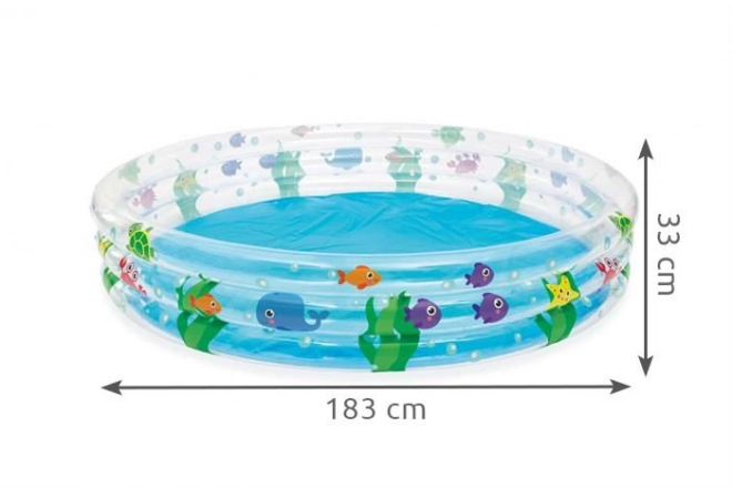 Piscina gonfiabile per bambini Bestway con grafica marina