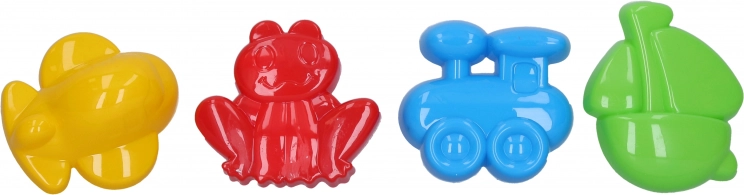 Set di formine per sabbia 10 cm – 4 pz