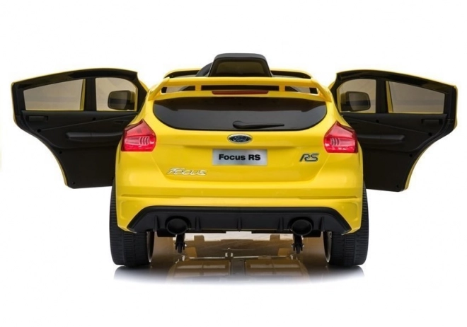 Auto elettrico bambini Ford Focus RS giallo