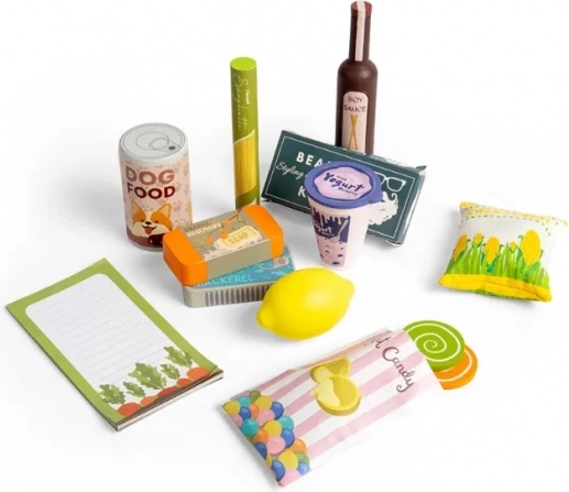 Borsa della spesa con accessori Bigjigs Toys
