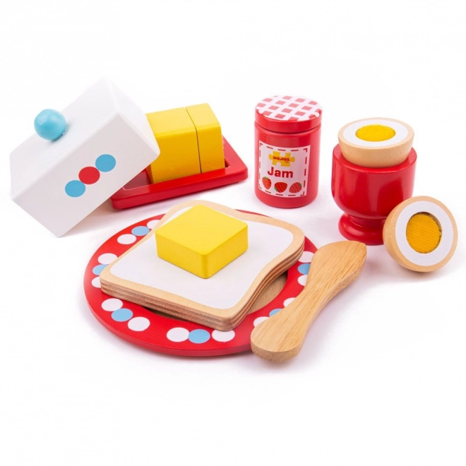 Set colazione in legno Bigjigs Toys