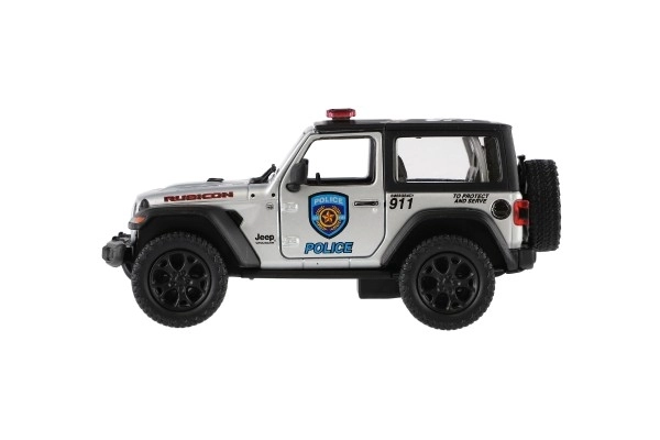 Modellino in metallo Jeep Wrangler della polizia