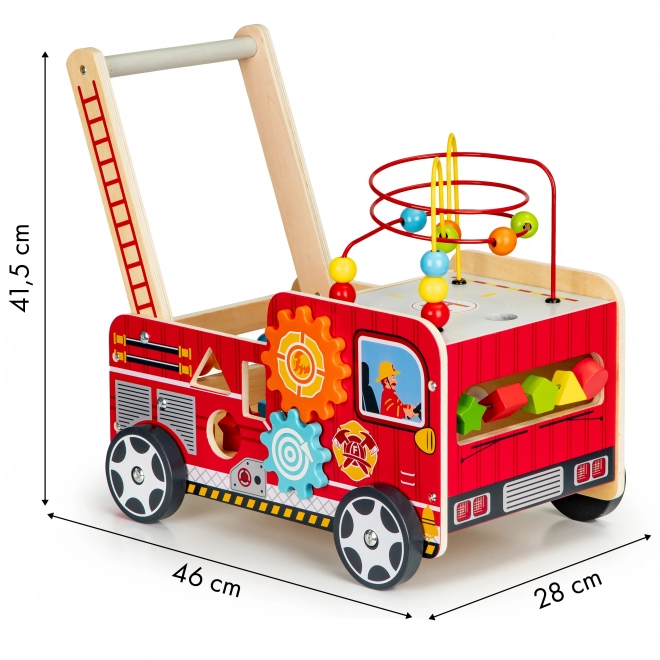 Camioncino dei pompieri in legno ECOTOYS