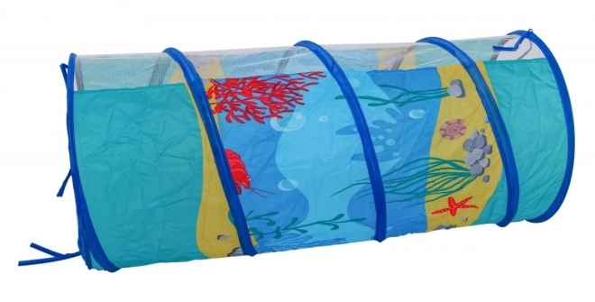 Area giochi 3 in 1 per bambini 3+ Tenda con tunnel e piscina con palline