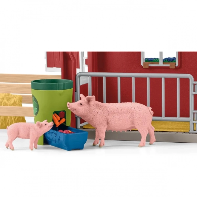 Grande Stalla con Animali e Accessori Farm World