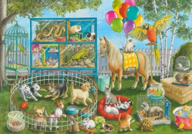 Puzzle Animali Domestici Divertenti 35 Pezzi