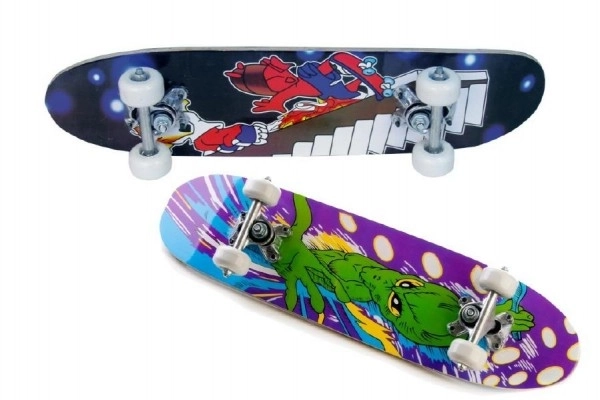 Skateboard per bambini nero bianco