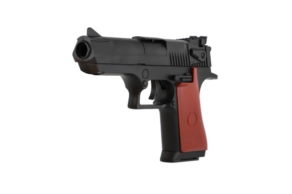 Pistola giocattolo con proiettili e bersagli