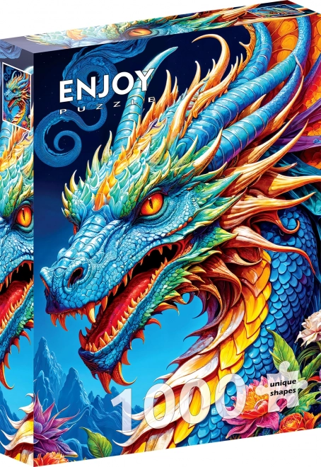 Puzzle Drago Blu 1000 Pezzi