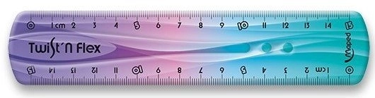 Righello Flessibile Arcobaleno 15 cm