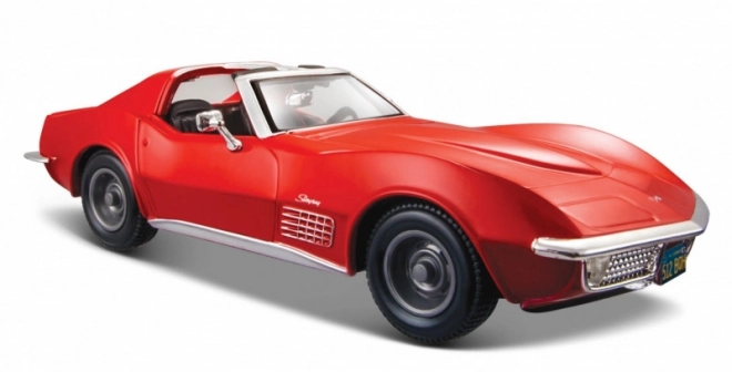 Modello in metallo Chevrolet Corvette 1970 rosso