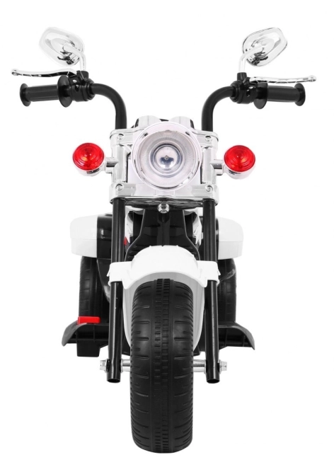 Motocicletta Chopper NightBike bianca – bianco