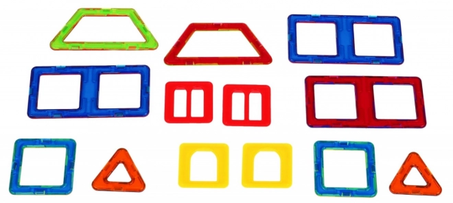 Mini set di blocchi magnetici per bambini 3+ con elementi colorati e modello di costruzione