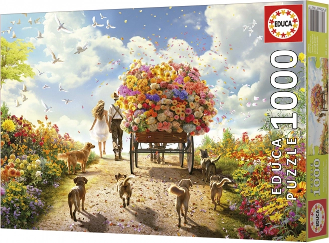 Puzzle consegna fiori 1000 pezzi