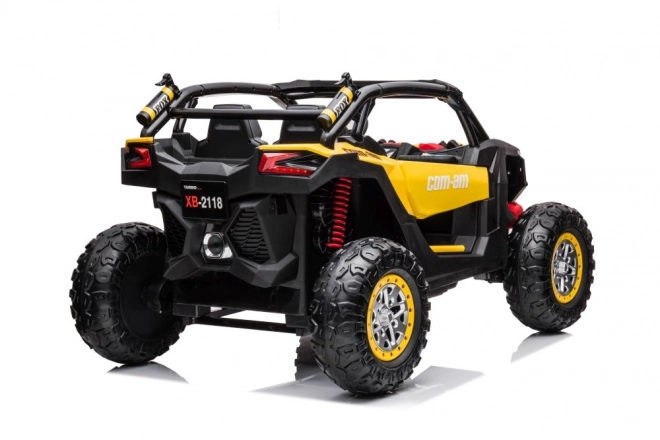 Auto elettrico buggy 4x4 dorato