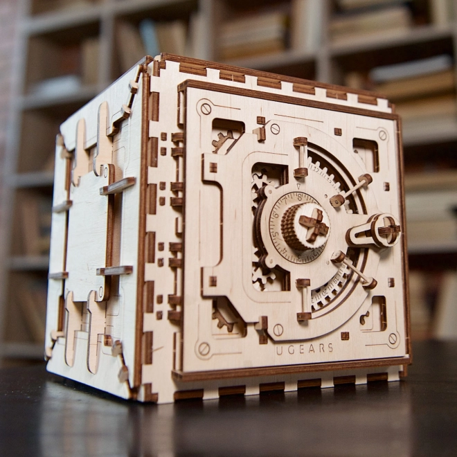 Puzzle meccanico 3D in legno Cassaforte di Ugears