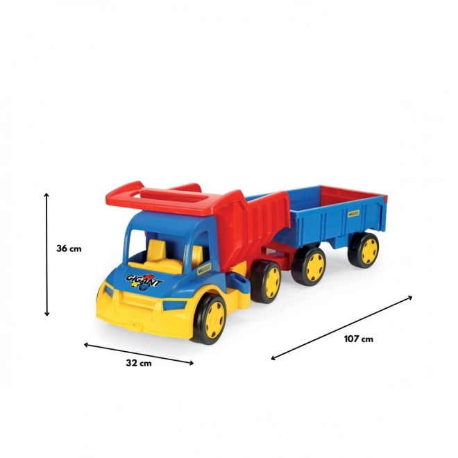 Camion con Rimorchio Gigante Truck 107 cm