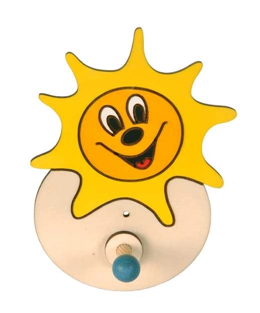 Appendino solare in legno per bambini